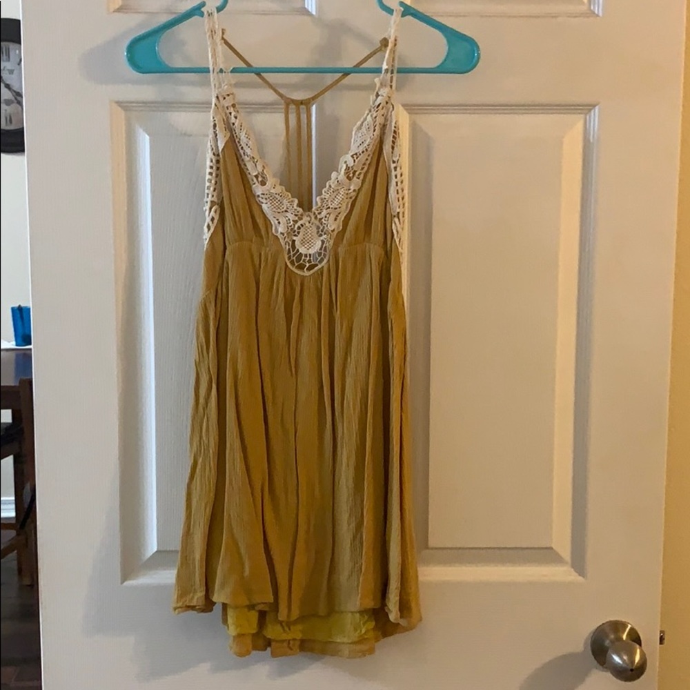 Mustard yellow dress